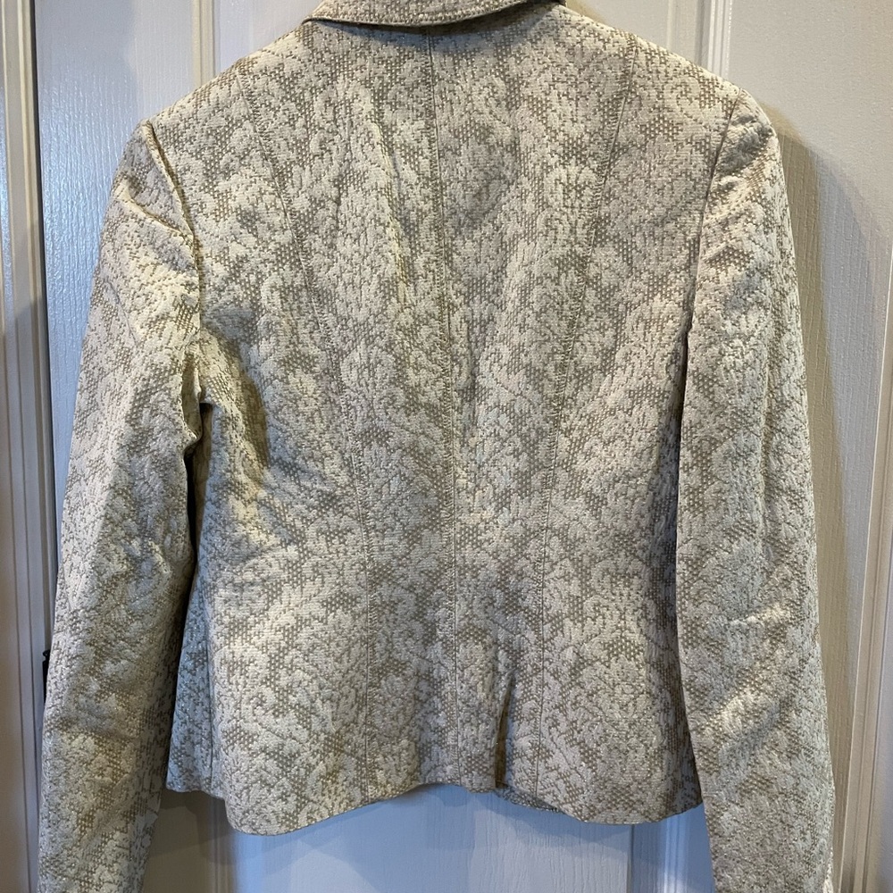 The Limited Cream Textured Women's Blazer - Picture 4 of 5